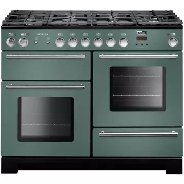 Piano de cuisson gaz FALCON INFUSION 110 VERT MINERAL MAT CHROME