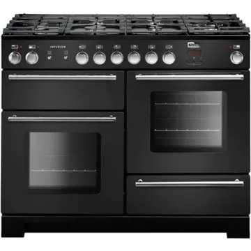 Piano de cuisson gaz FALCON INFUSION 110 CHARBON MAT SATINE CHROME