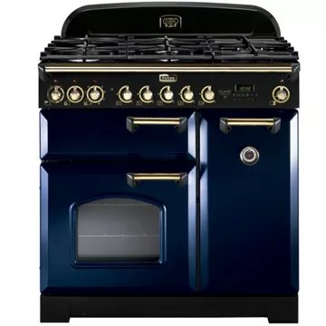 Piano de cuisson gaz FALCON CLASSIC DELUXE 90 BLEU ROI LAITON