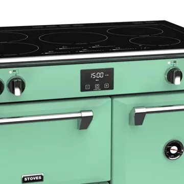 Piano de cuisson induction STOVES RICHMOND DELUXE 90 EI MOJITO MINT – Image 4