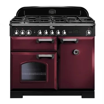 Piano de cuisson gaz FALCON DELUX100 MIXT ROUGE CHROME – Image 2