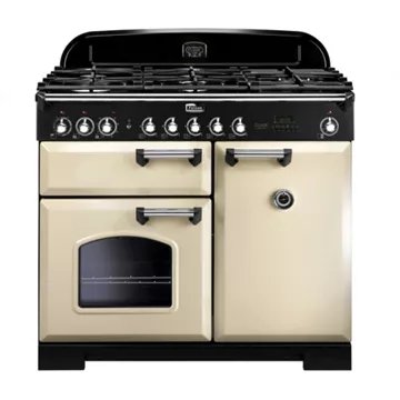 Piano de cuisson gaz FALCON DELUX100 MIXT CREM/CHROME – Image 2