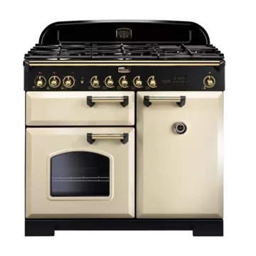 Piano de cuisson gaz FALCON CLASSIC DELUXE 100 CREME LAITON – Image 2