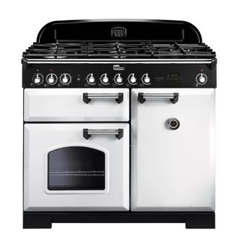 Piano de cuisson gaz FALCON CLASSIC DELUXE 100 BLANC CHROME