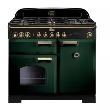 Piano de cuisson gaz FALCON CLASSIC DELUXE 100 VERT ANGLAIS LAITON