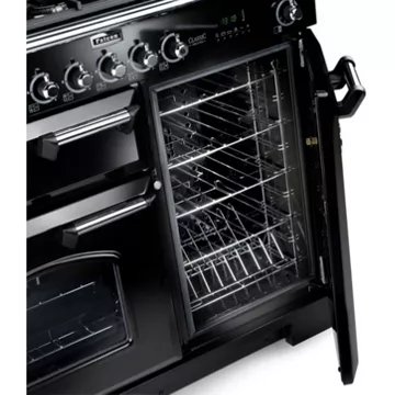 Piano de cuisson gaz FALCON DELUX100 MIXT NOIR/CHROME – Image 4
