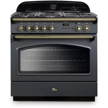 Piano de cuisson gaz FALCON CLASSIC FX TAB GAZ 90 CM ARDOISE LAITON