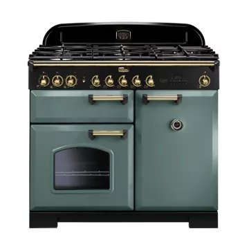 Piano de cuisson gaz FALCON CLASSIC DELUXE 100 VERT MINERAL MAT – Image 2