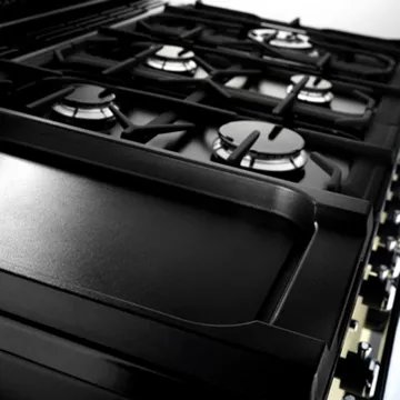 Piano de cuisson mixte FALCON CLASSIC DELUXE 110 ROCHE BLEUE LAITON - Image 5