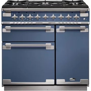 Piano de cuisson gaz FALCON ELISE 90 ROCHE BLEUE NICKEL – Image 2
