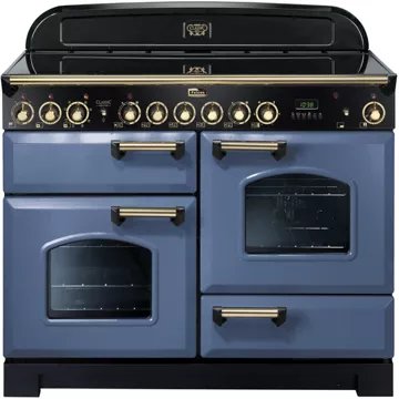 Piano de cuisson vitrocéramique FALCON CLASSIC DELUXE 110 ROCHE BLEUE LAITON
