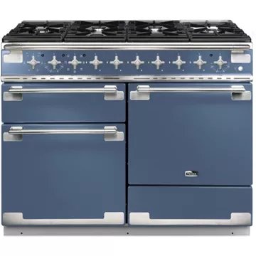 Piano de cuisson gaz FALCON ELISE 110 ROCHE BLEUE NICKEL BROSSÉ