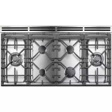 Piano de cuisson gaz FALCON ELISE 110 CHARBON Mat satiné NICKEL – Image 2