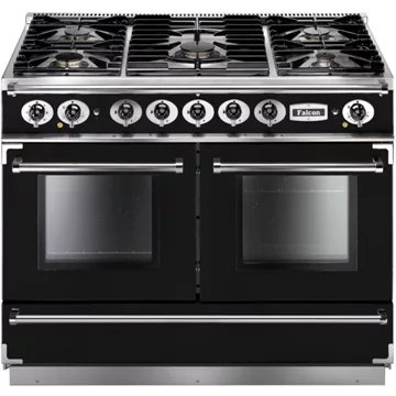 Piano de cuisson gaz FALCON PKR110 CONT MIXT NOIR/CHROM/GM
