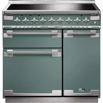 Piano de cuisson induction FALCON ELISE 90 VERT MINERAL MAT NICKEL BROSSÉ