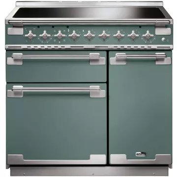Piano de cuisson induction FALCON ELISE 90 VERT MINERAL MAT NICKEL BROSSÉ – Image 4