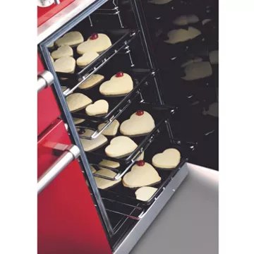 Piano de cuisson gaz FALCON Semi Pro DELUXE 90 ROUGE CERISE NICKEL – Image 6