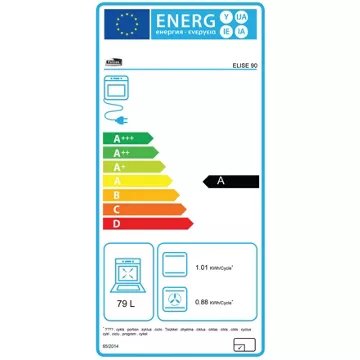 Piano de cuisson gaz FALCON ELISE LUXE TAB GAZ 90 CMNOIR LAITON – Image 4