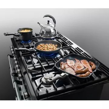 Piano de cuisson gaz AGA MASTERCHEF DELUXE 110 MIXTE GRIS PERLE – Image 5