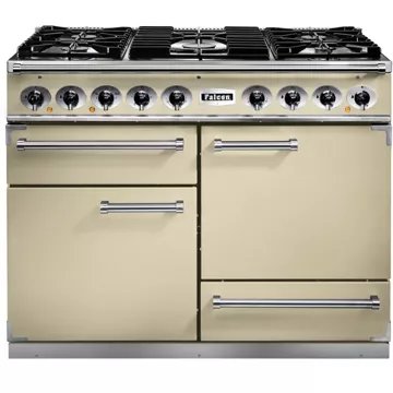 Piano de cuisson gaz FALCON PKR110 CREM CHROM/BRILLANTES