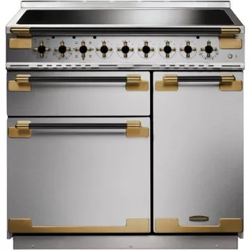 Piano de cuisson induction FALCON ELISE LUXE TAB IND 90 CMINOX et NOIR LAI – Image 2