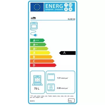 Piano de cuisson induction FALCON ELISE LUXE TAB IND 90 CMINOX et NOIR LAI – Image 3