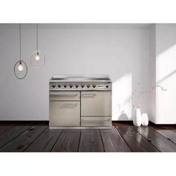 Piano de cuisson induction FALCON Semi Pro DELUXE 110 FAUVE NICKEL BROSSÉ – Image 5