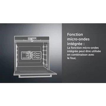 Micro ondes combiné encastrable SIEMENS CM776G1B1 Série iQ700 VarioSpeed - Image 14