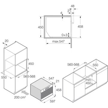 Micro ondes combiné encastrable ASKO OCM8464S – Image 4