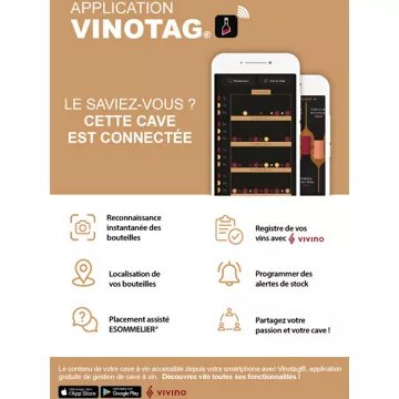 Cave à vin de service LA SOMMELIERE LS51.2ZBLACK – Image 12