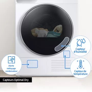 Sèche linge pompe à chaleur SAMSUNG DV16T8520BV – Image 8