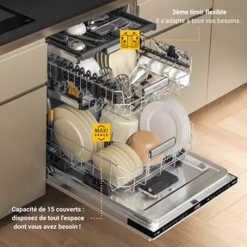 Lave vaisselle encastrable WHIRLPOOL W7IHF60TUS MaxiSpace – Image 10
