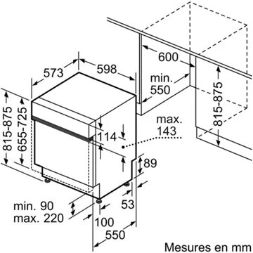 Lave vaisselle encastrable BOSCH SMI6ZCS22E Serenity Zeolith - Image 13