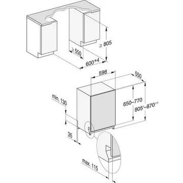 Lave vaisselle encastrable MIELE G 5150 SCVi – Image 10