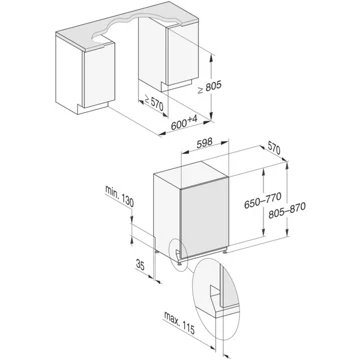 Lave vaisselle encastrable MIELE G 5150 SCVi – Image 13