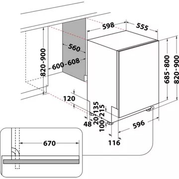 Lave vaisselle encastrable INDESIT IN2IC14BN7S1 Sliding – Image 6