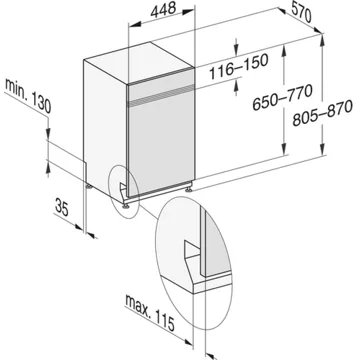 Lave vaisselle encastrable MIELE G 5540 SCi IN - Image 8