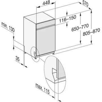 Lave vaisselle encastrable MIELE G 5540 SCi IN - Image 10