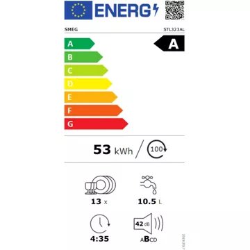 Lave vaisselle encastrable SMEG STL323AL – Image 3