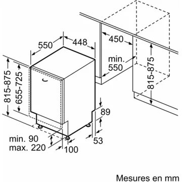 Lave vaisselle encastrable BOSCH SPV6YMX08F - Image 10