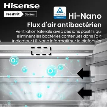 Réfrigérateur multi portes HISENSE RQ768N4GBE freshfit – Image 6