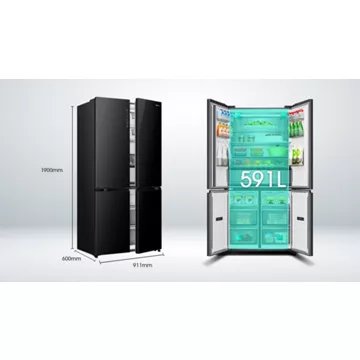 Réfrigérateur multi portes HISENSE RQ768N4GBE freshfit – Image 13