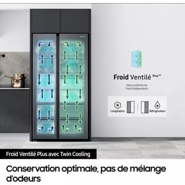 Réfrigérateur Américain SAMSUNG RS68A884CSL – Image 5