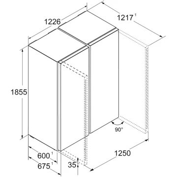 Réfrigérateur Américain LIEBHERR XRFbd5220-22 - Image 17