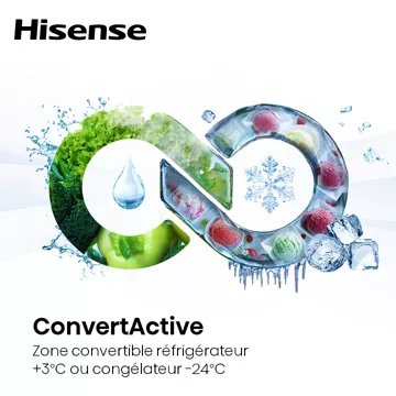 Réfrigérateur combiné encastrable HISENSE RB3B250SAWC – Image 11