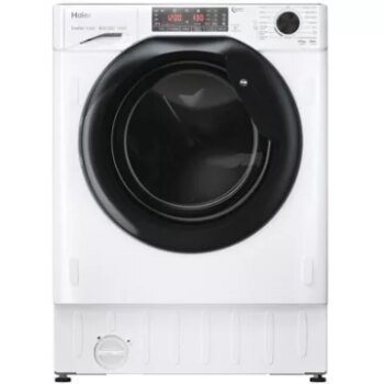 Lave linge séchant hublot  encastrable 	HAIER HWD90B416FWB-FR
