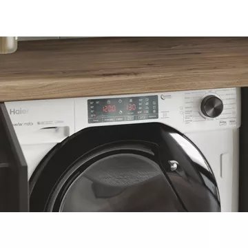 Lave linge séchant hublot encastrable HAIER HWD90B416FWB-FR – Image 6